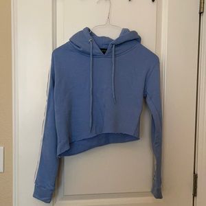 PLT light blue hoodie crop